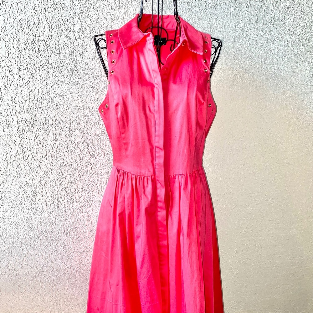 Bright pink Jessica simpson dress
